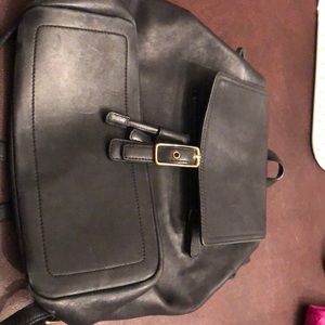 Black Coach Back Pack